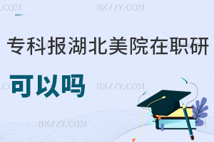 專(zhuān)科報(bào)考湖北美術(shù)學(xué)院在職研究生可以嗎，職業(yè)前景怎么樣？